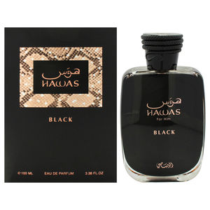 Hawas Collection - Hawas Black by Rasasi for Men - 3.38 oz EDP Spray
